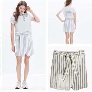 Madewell portside skirt in ikat stripe